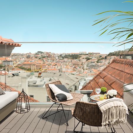 The Lumiares Hotel & Spa - Small Luxury Hotels Of The World Lisbona Esterno foto The rooftop terrace