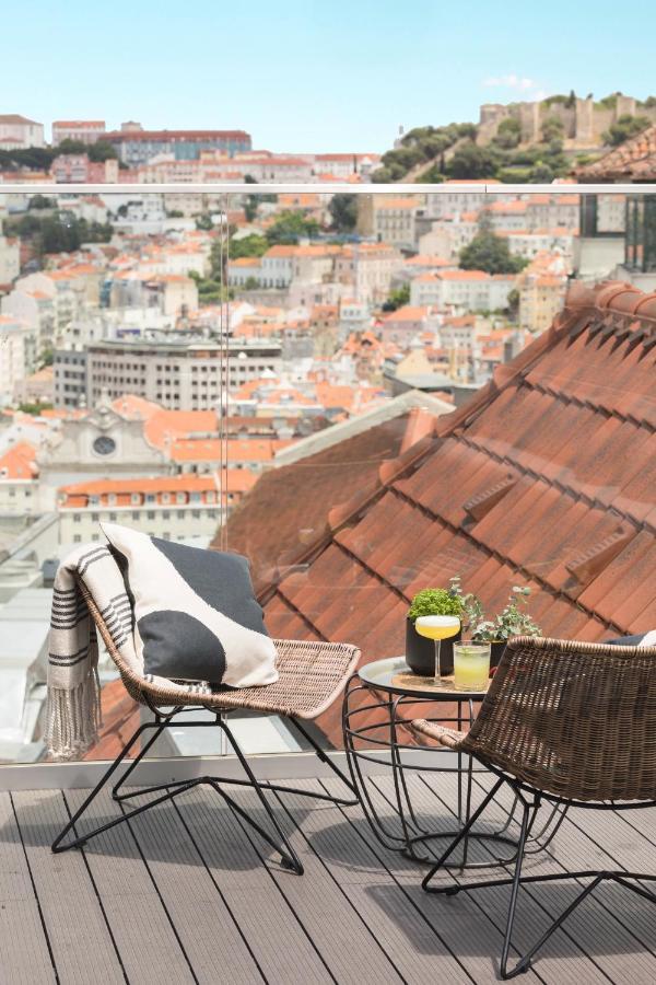 The Lumiares Hotel & Spa - Small Luxury Hotels Of The World Lisbona Esterno foto Rooftop terrace
