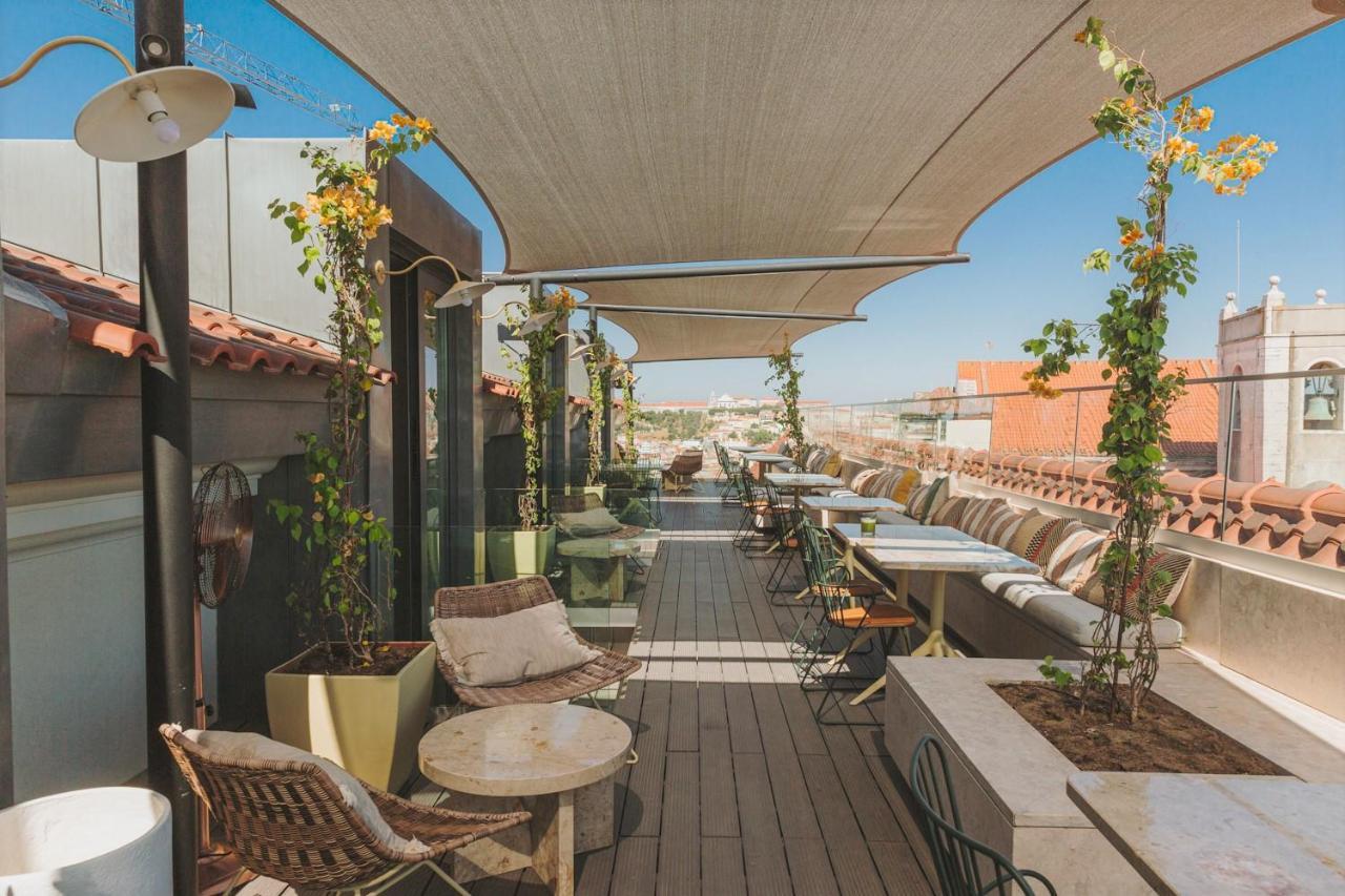 The Lumiares Hotel & Spa - Small Luxury Hotels Of The World Lisbona Esterno foto Rooftop terrace