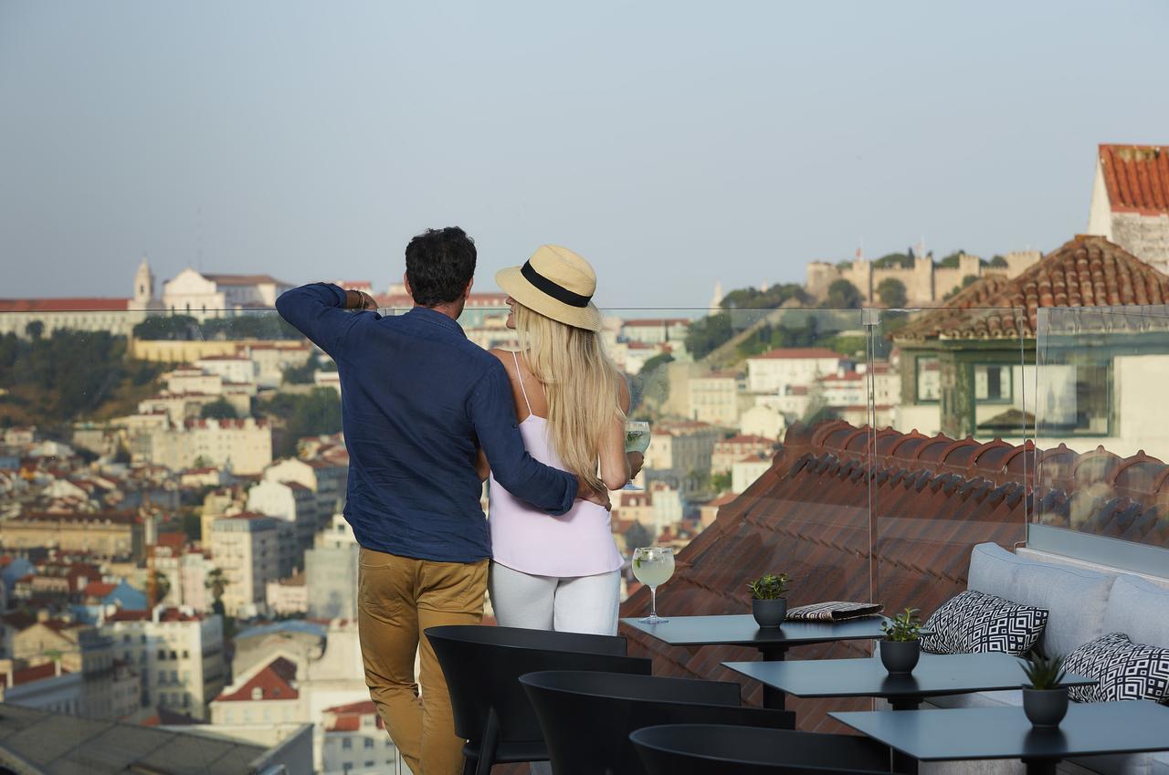 The Lumiares Hotel & Spa - Small Luxury Hotels Of The World Lisbona Esterno foto View from the rooftop
